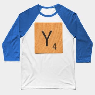 Scrabble Tile 'Y' Baseball T-Shirt